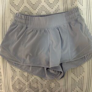 lululemon lavender hotty hot shorts